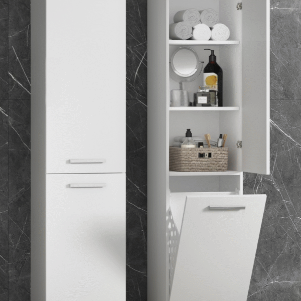 Tek Sepetli Banyo Dolabı